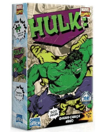 Quebra-Cabeça : Marvel Comics Hulk 500 Peças