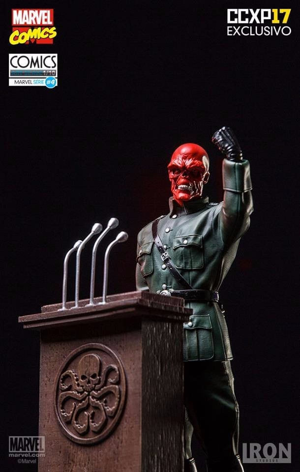 Red Skull - Art Scale 1/10 - Marvel Comics Série #4 Deluxe - Exclusivo CCXP 2017