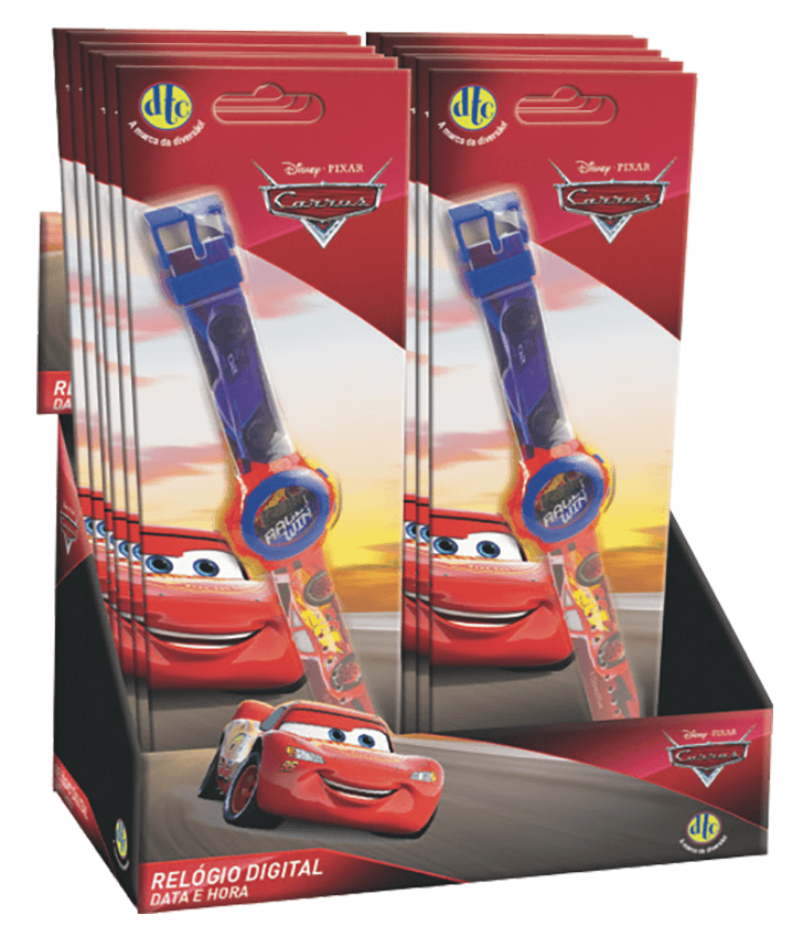Relógio Digital Disney - Carros 3