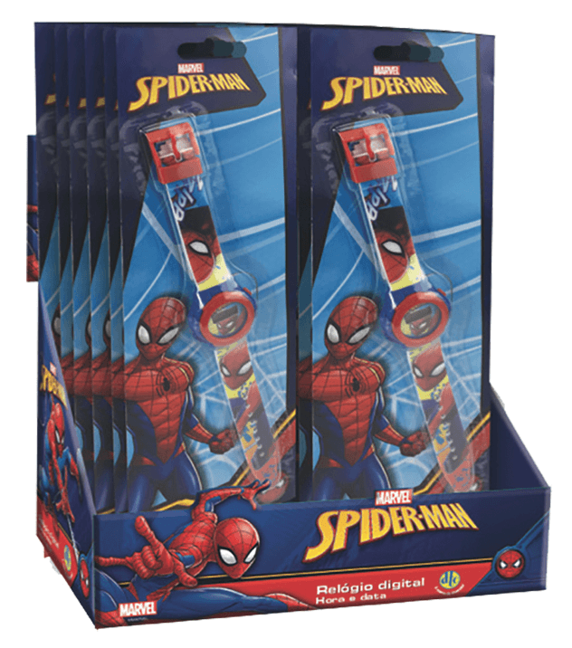 Relógio Digital Marvel - Homem Aranha