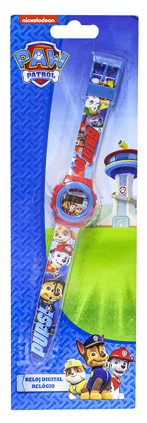 Relógio Digital - Patrulha Canina Azul