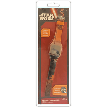 Relógio Digital Star Wars LED - BB8