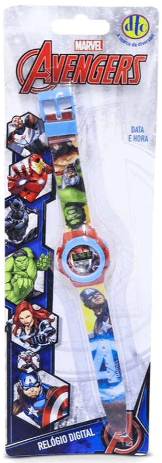 Relógio Digital Vingadores