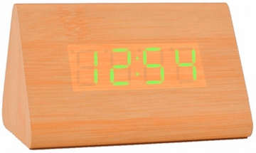 Relógio Madeira Triângulo