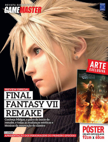 Revista Superpôster Gamemaster  Final Fantasy VII Remake