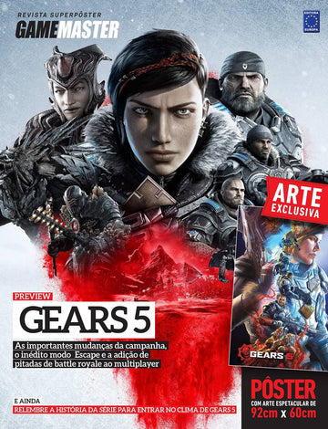Revista Superpôster GameMaster Gears 5