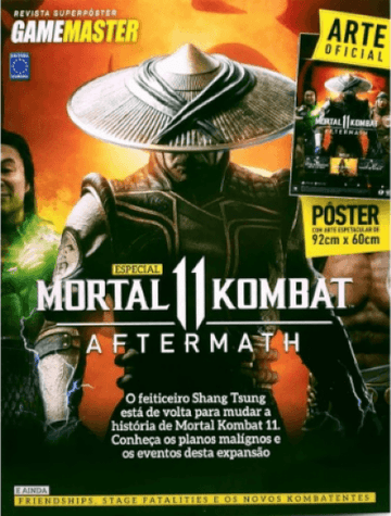 Revista Superpôster - Mortal Kombat 11 Aftermath