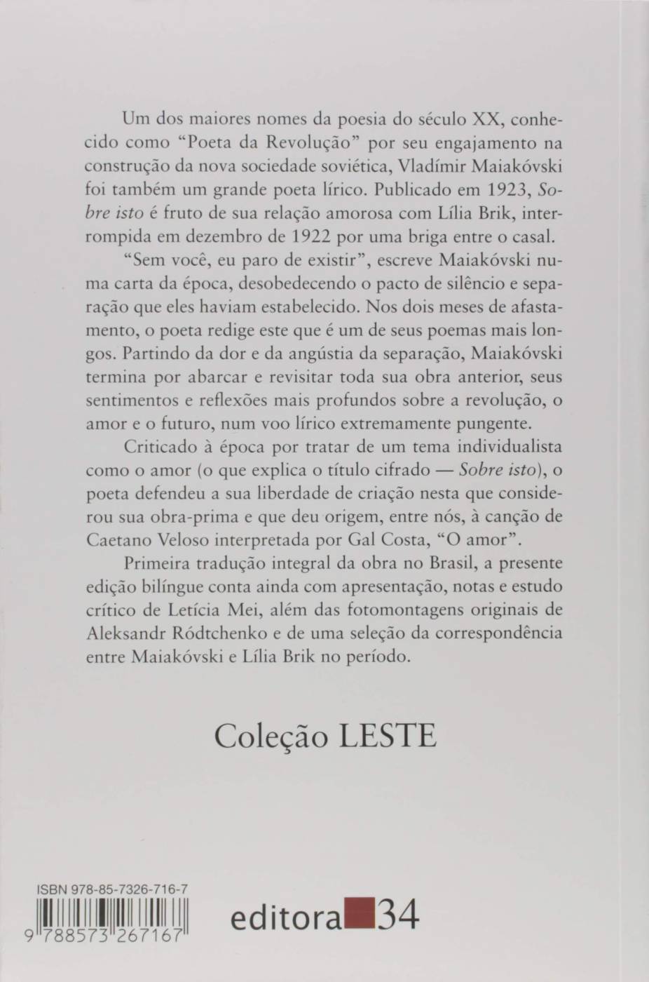 Sobre Isto - Vladímir Maiakóvski