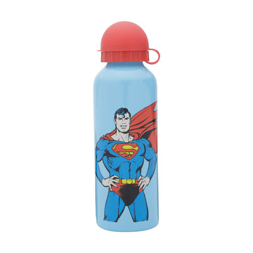 Squeeze Aluminio Wb Dc Or Superman Character Azul