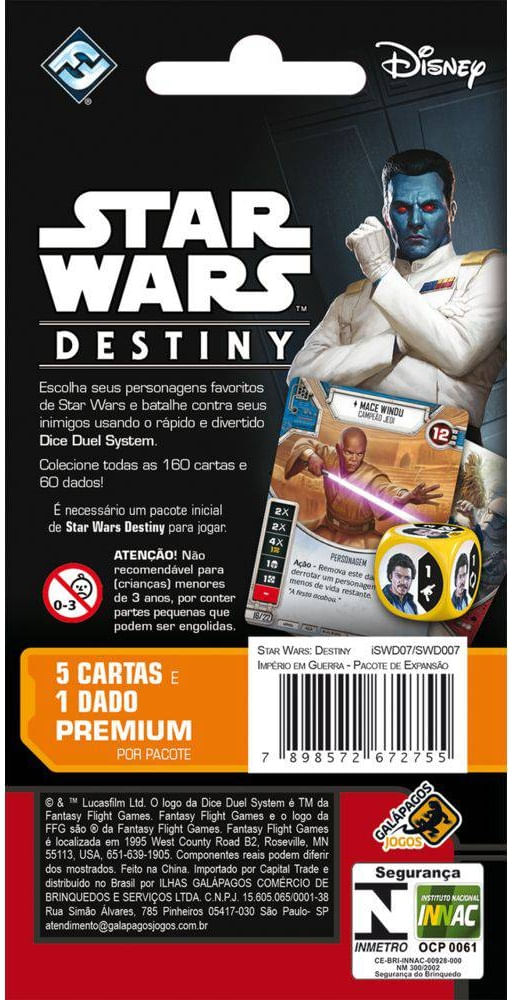 Star Wars Destiny - Império em Guerra - Pacote de Expansão