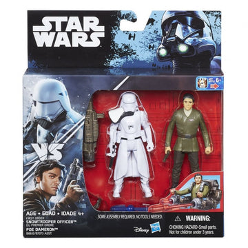Star Wars - First Order Snowtrooper Officer And Poe Dameron