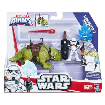 Star Wars - Galactic Heroes - Sandtrooper e Dewback