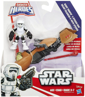 Star Wars - Galactic Heroes - Scout Trooper e Speeder Bike