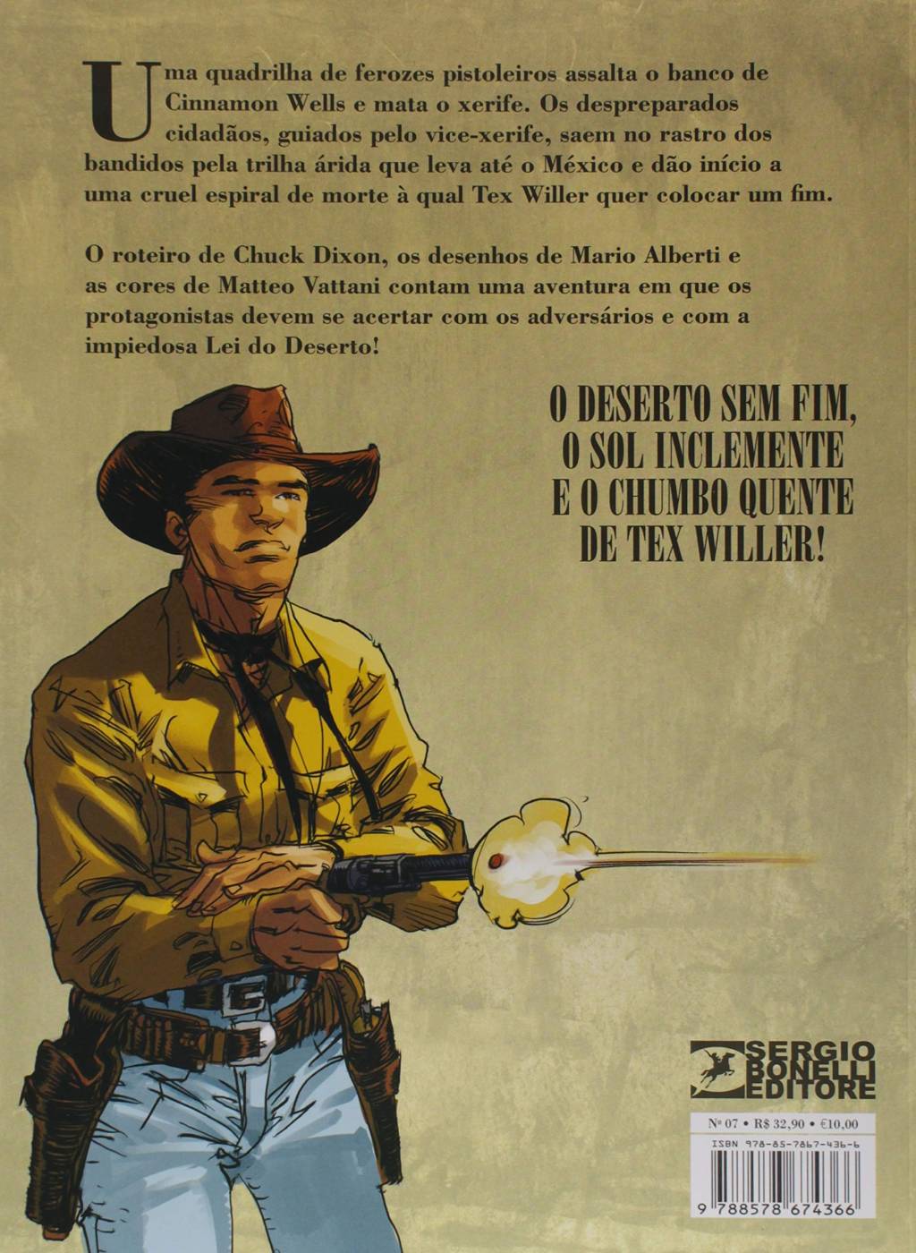 Tex Graphic Novel - Sangue E Areia Vol. 7 - Chuck Dixon