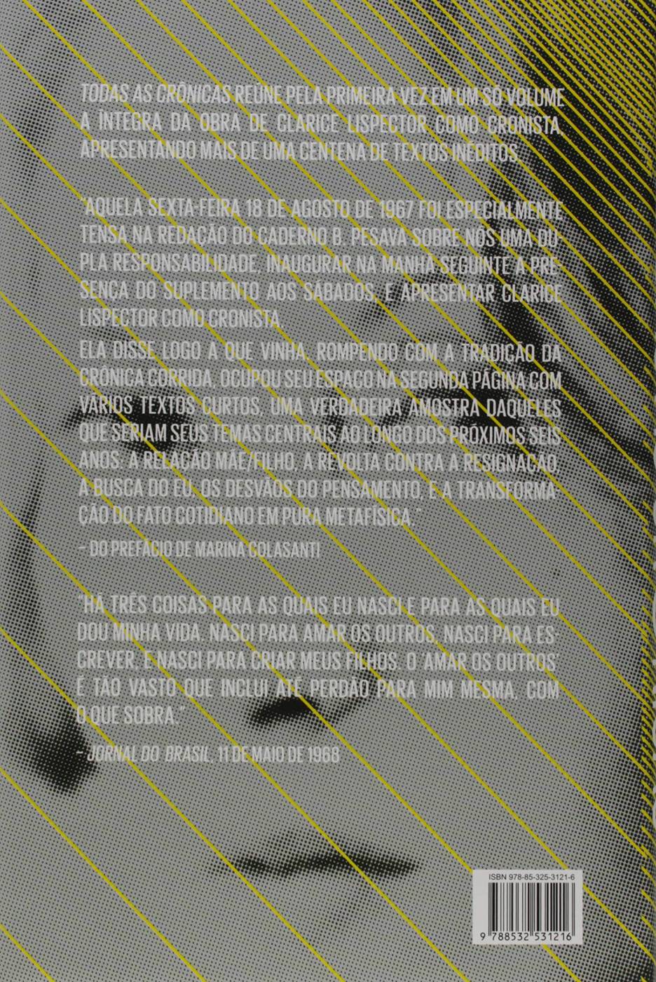 Todas as Crônicas - Clarice Lispector