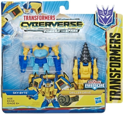 Transformers Cyberverse - Power of the Spark - Sky-Bite e Driller Drive