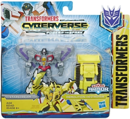 Transformers Cyberverse - Power of the Spark - Starscream e Demolition Destroyer