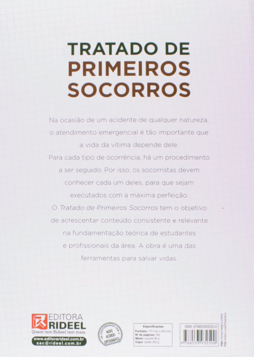 Tratado de Primeiros Socorros - Jussara Luongo